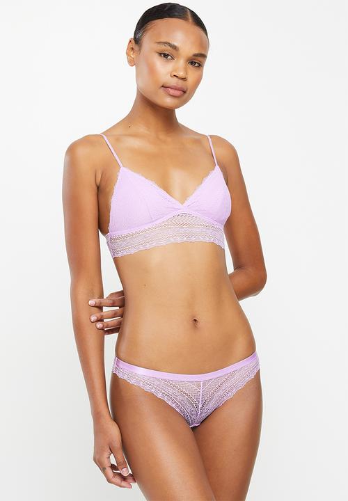 DORINA - Caia 2 pack brazilian - purple & white