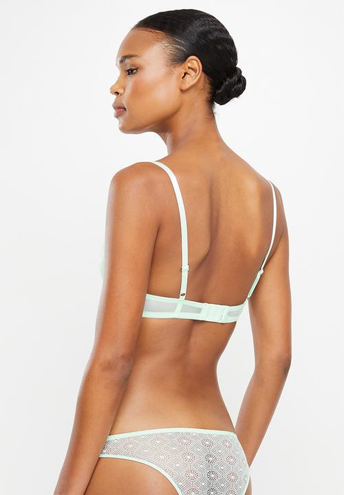 DORINA - Ronia 2 pack plunge bra - green & beige
