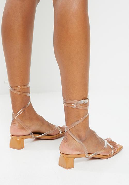 Superbalist - Maria vinyl gladiator heel - tan
