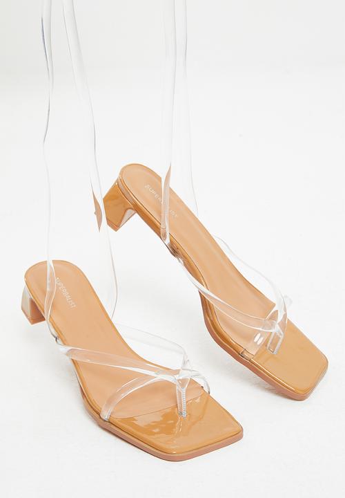 Superbalist - Maria vinyl gladiator heel - tan