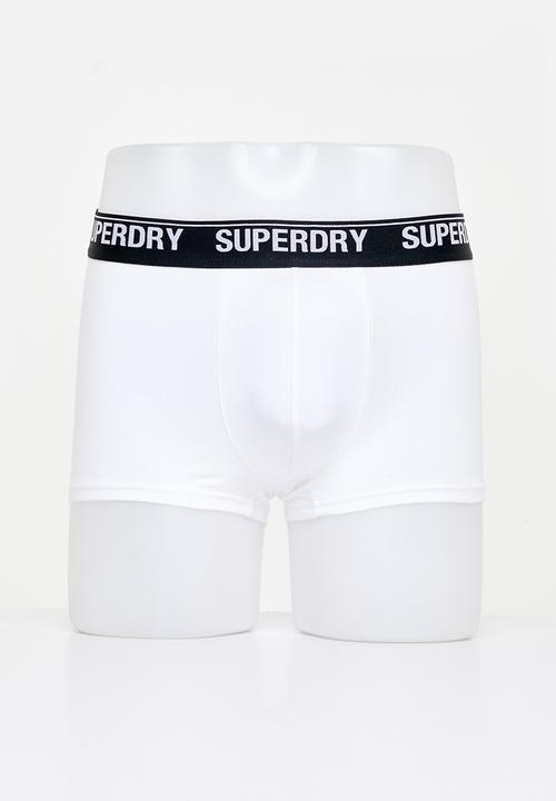 Superdry. - Trunk multi triple pack - white 