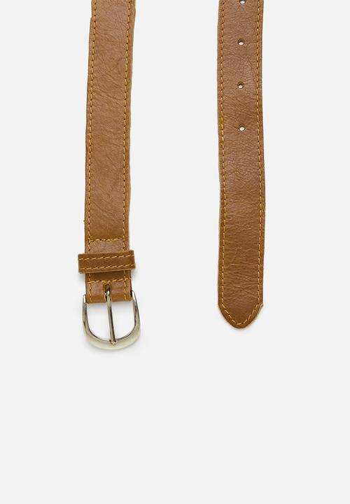 Superbalist - Shadley leather belt - brown