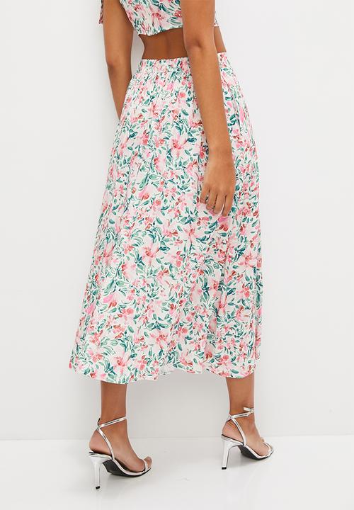 MILLA - Co-ord circle midi skirt - multi 