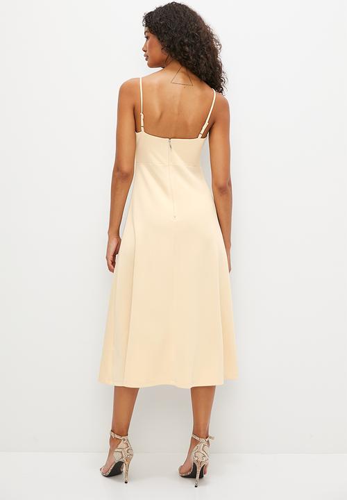 MILLA - Fit and flare midi dress - brazilian sand
