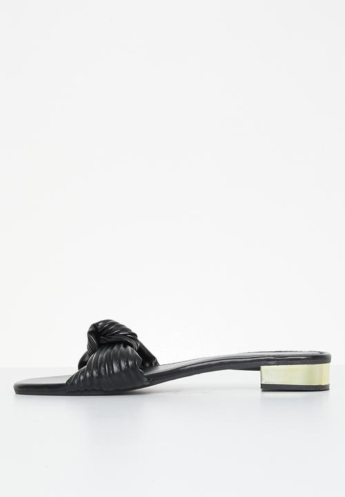 dailyfriday - Salvadora knot mule - black