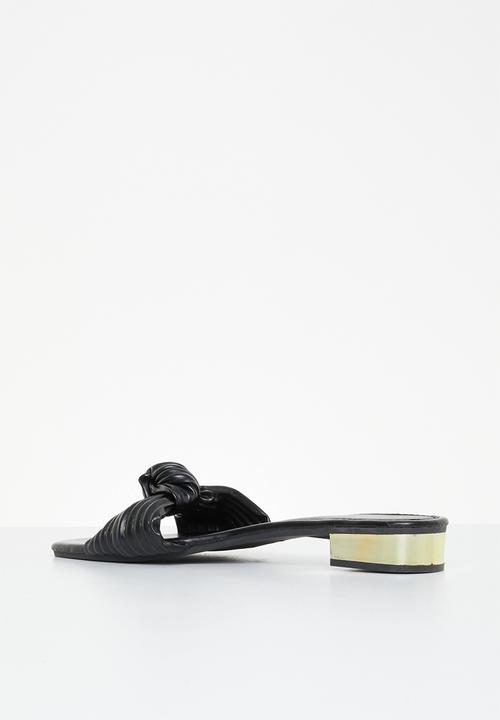 dailyfriday - Salvadora knot mule - black