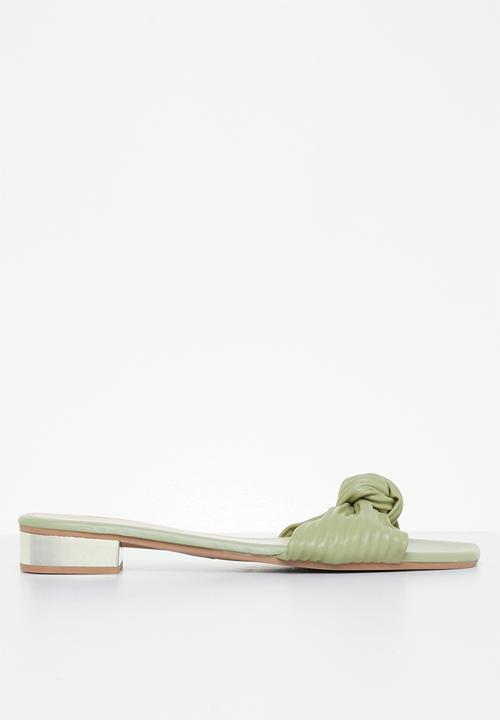 dailyfriday - Salvadora knot mule - sage