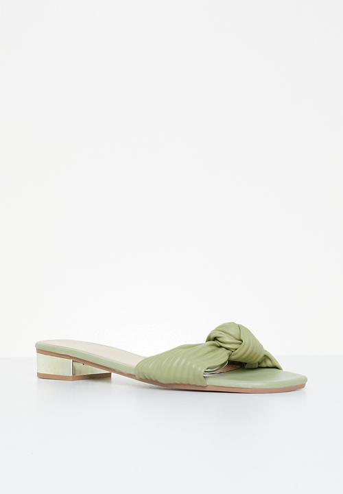 dailyfriday - Salvadora knot mule - sage