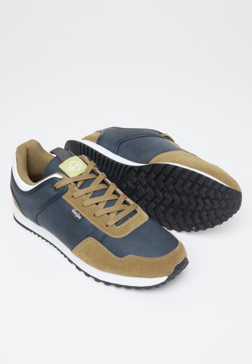 Aca Joe - Aca joe taycan runner sneaker - tan & navy