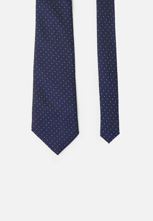 basicthread - Pindot tie - blue