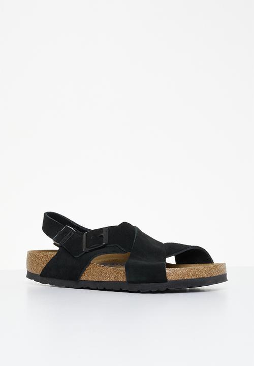 Birkenstock - Tulum sfb suede regular - black