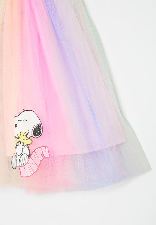 Character Group - Snoopy mesh skirt - multi