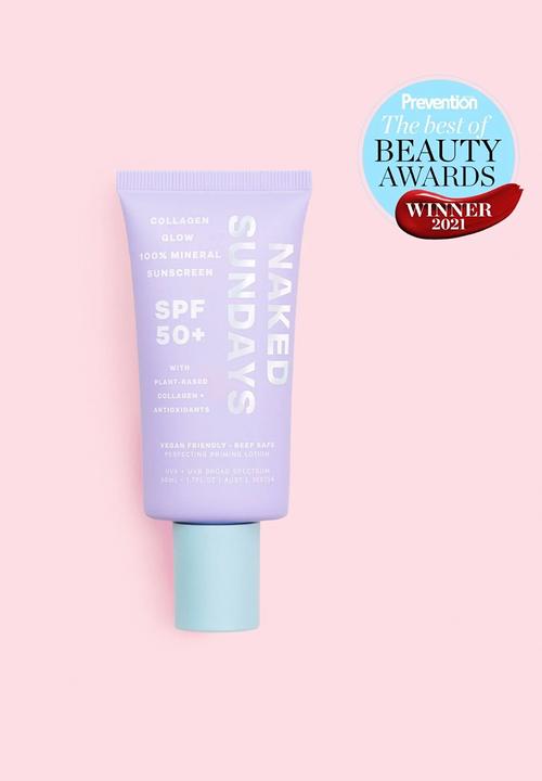 Naked Sundays - SPF50+ Collagen Glow 100% Mineral Perfecting Priming Lotion