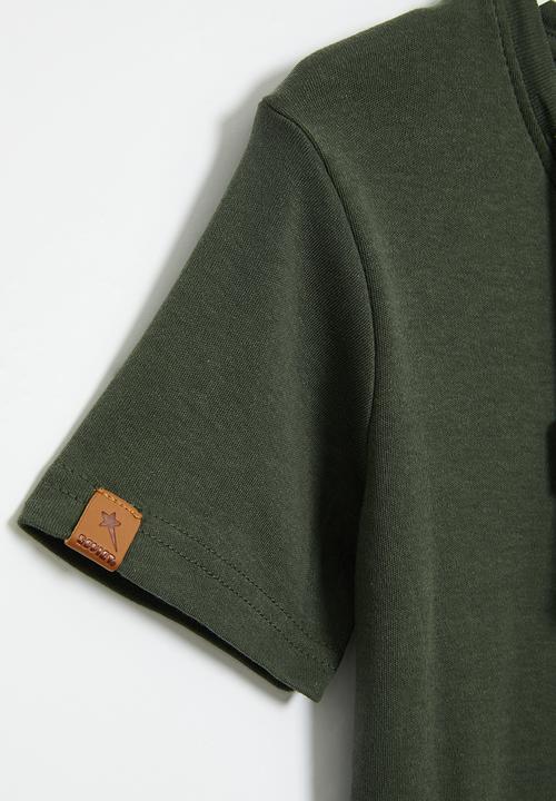 SOVIET - Short sleeve muscle tee - olive