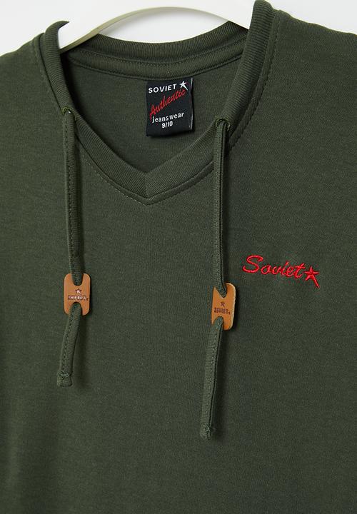 SOVIET - Short sleeve muscle tee - olive
