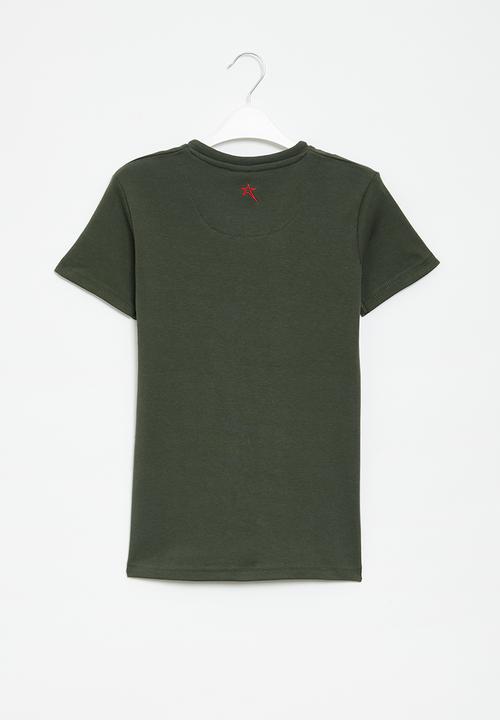 SOVIET - Short sleeve muscle tee - olive