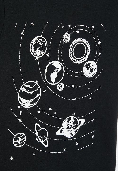 Superbalist - Boys nasa T-shirt - black