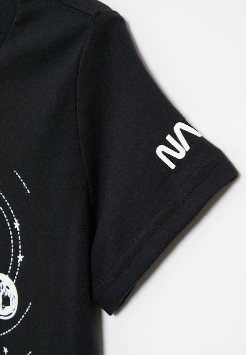 Superbalist - Boys nasa T-shirt - black
