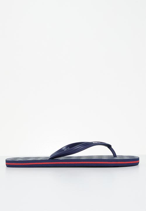 POLO - Monogram flip flop - navy