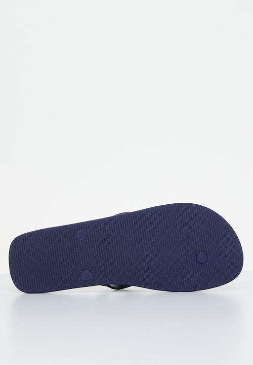 POLO - Monogram flip flop - navy