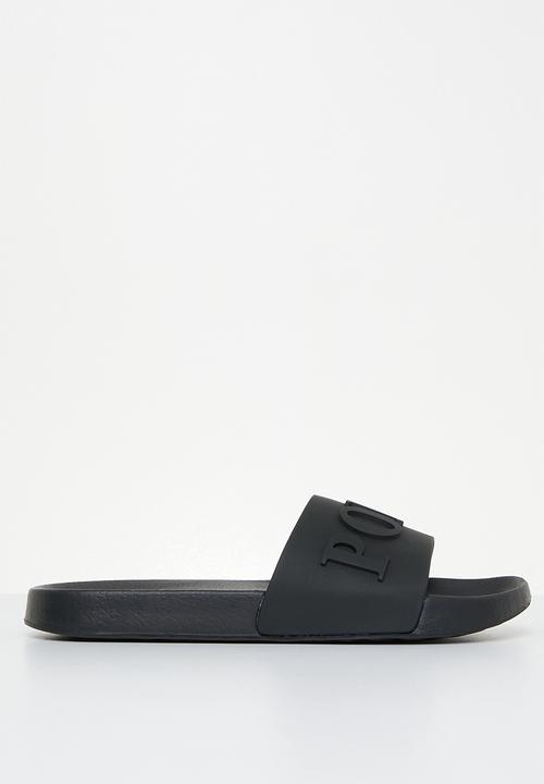 POLO - Polo convexed pool sandal - black