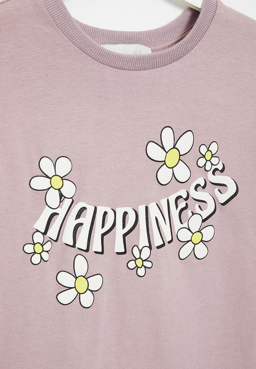 Superbalist - Graphic T-shirt - mauve