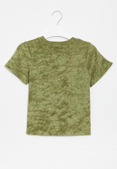 Superbalist - Printed terry tee - fatigue