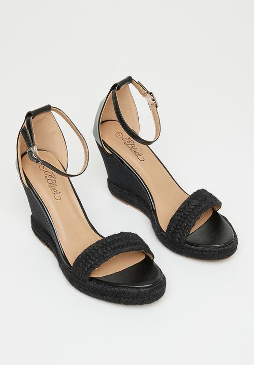 Miss Black - Wicked1 wedge heel - black