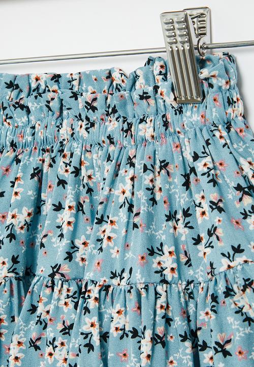 Superbalist - Flare skirt - blue 