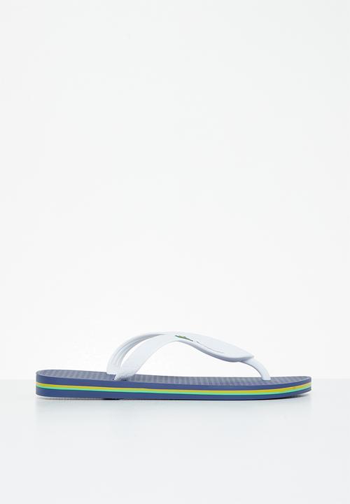 Ipanema - Brazilian sand flip flops  - navy & white