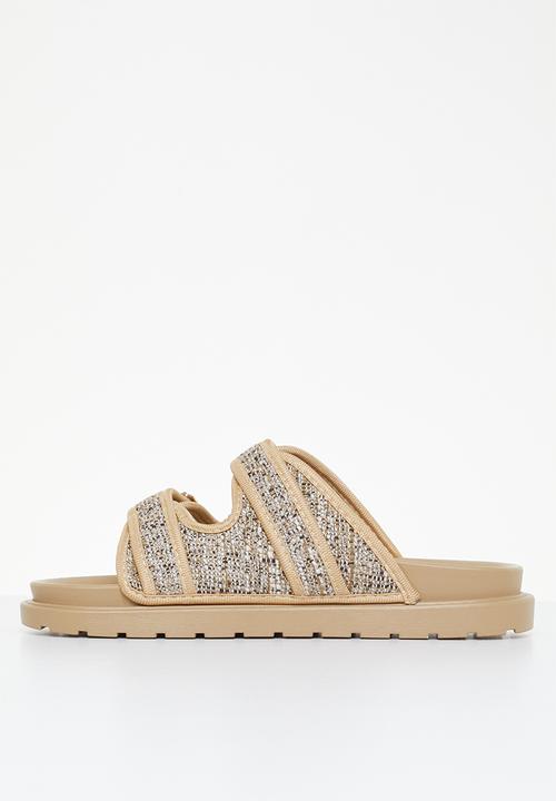 Madison® - Coral double buckle slide - beige