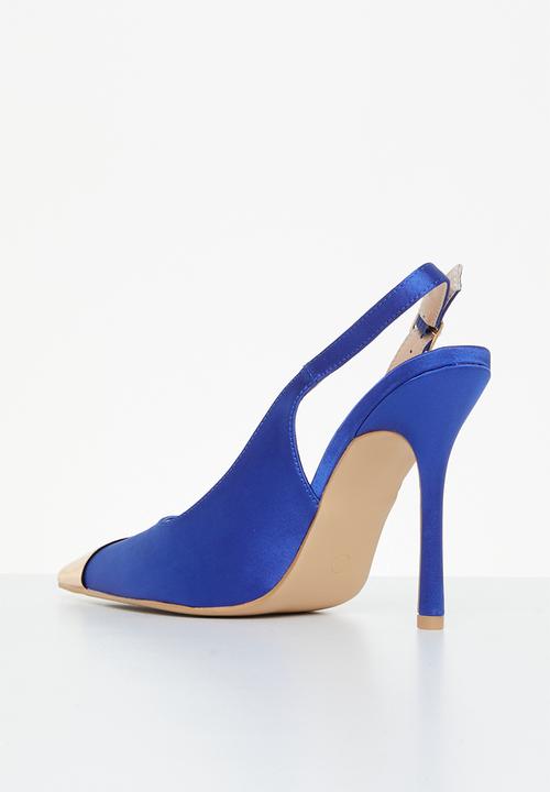 Miss Black - Stylus1 court heel - blue