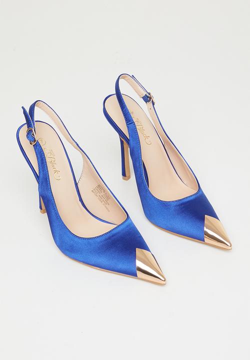 Miss Black - Stylus1 court heel - blue