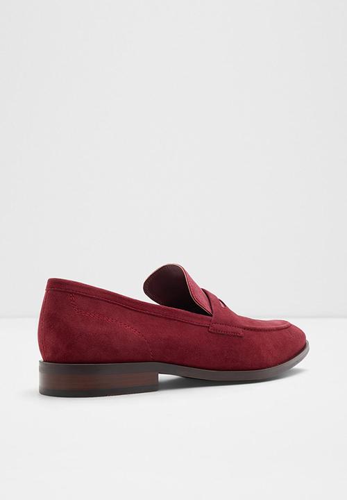 ALDO - Spector leather loafer - bordo