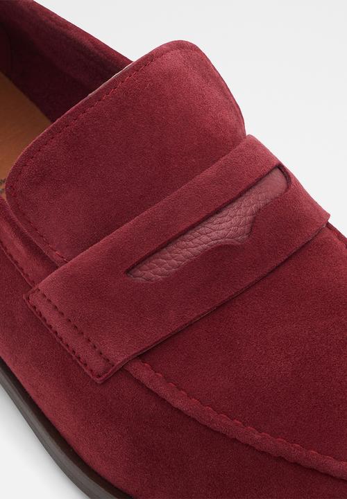 ALDO - Spector leather loafer - bordo