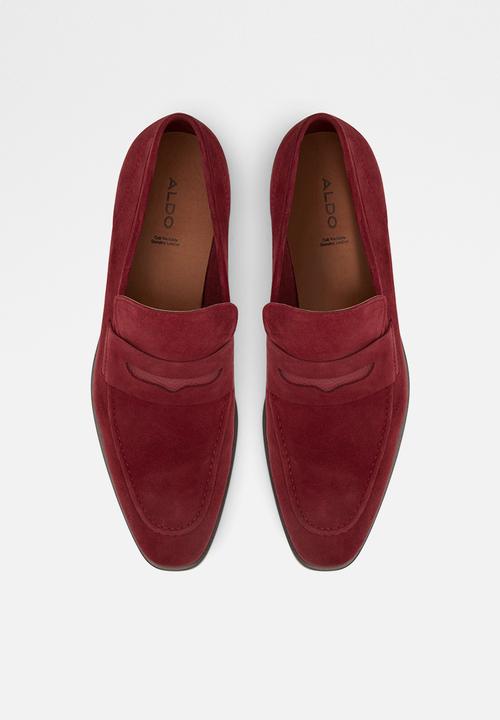 ALDO - Spector leather loafer - bordo