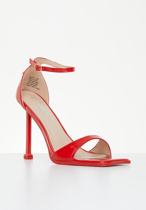 Miss Black - Majesty1 stiletto heel - red