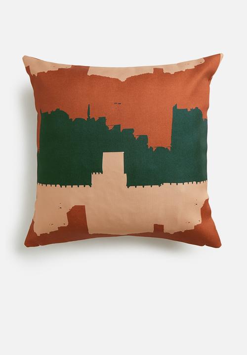Fabric Bank  - Kasbah cushion cover- orange