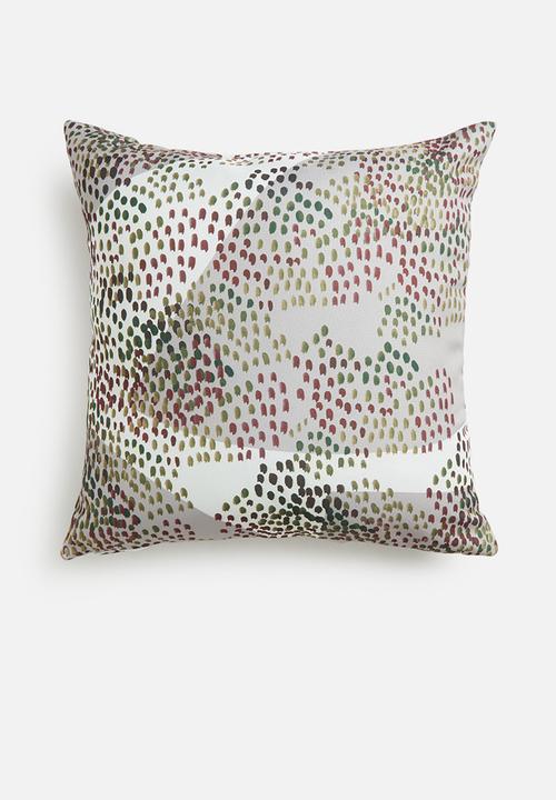 Fabric Bank  - Gather cushion cover- terra rosa