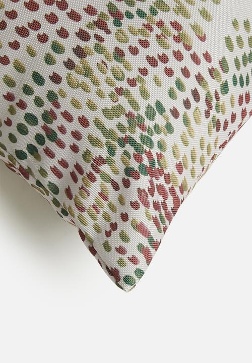 Fabric Bank  - Gather cushion cover- terra rosa