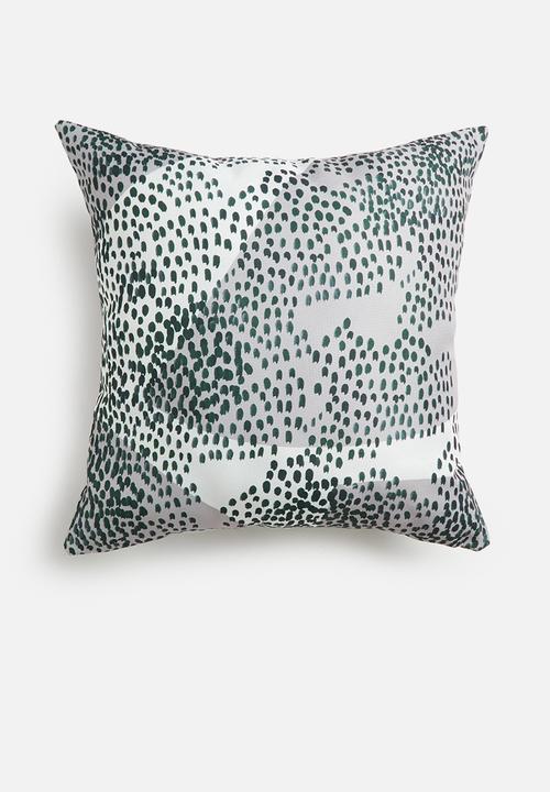 Fabric Bank  - Gather cushion cover- charborwn
