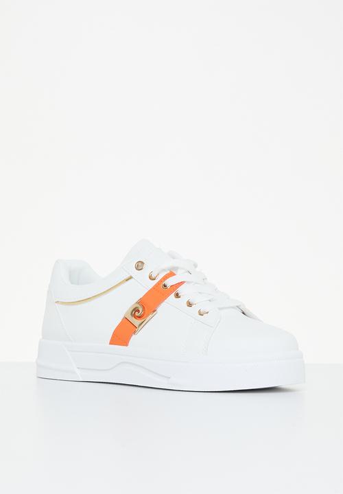 Pierre Cardin - Gard 1 sneaker - white & orange