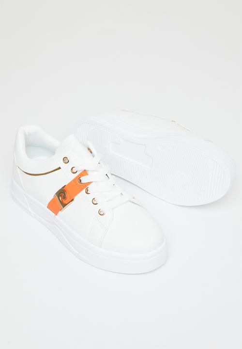 Pierre Cardin - Gard 1 sneaker - white & orange