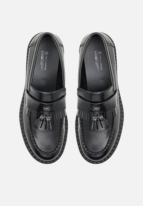 Call It Spring - Duskk leather loafer - black
