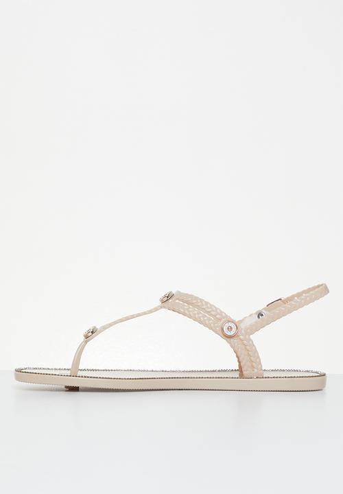 Viabeach - Cyprus 3 T-bar sandal - ecru