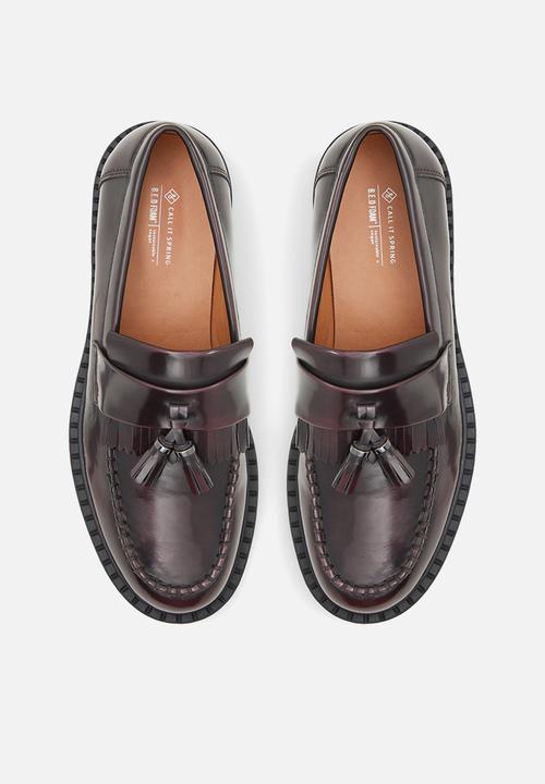 Call It Spring - Duskk leather loafer - dark brown