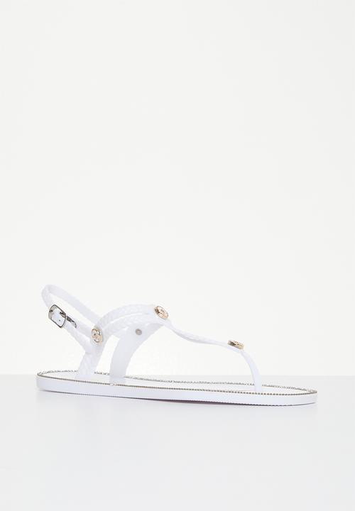 Viabeach - Cyprus 3 t-bar sandal - white