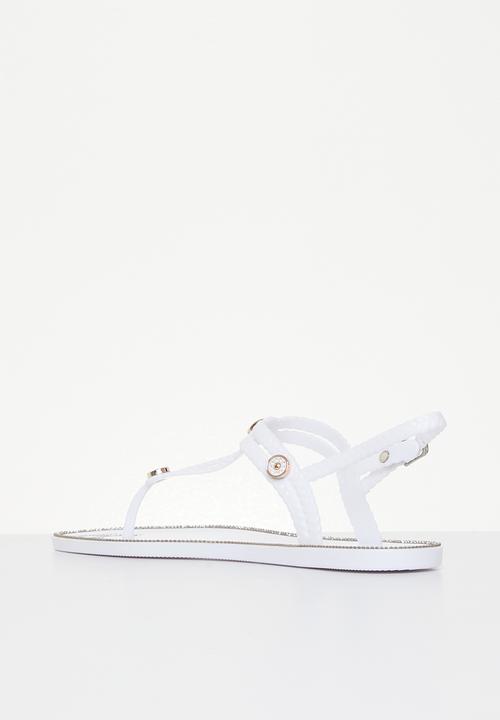 Viabeach - Cyprus 3 t-bar sandal - white