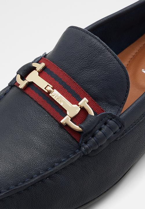 ALDO - Fangio leather loafer - navy