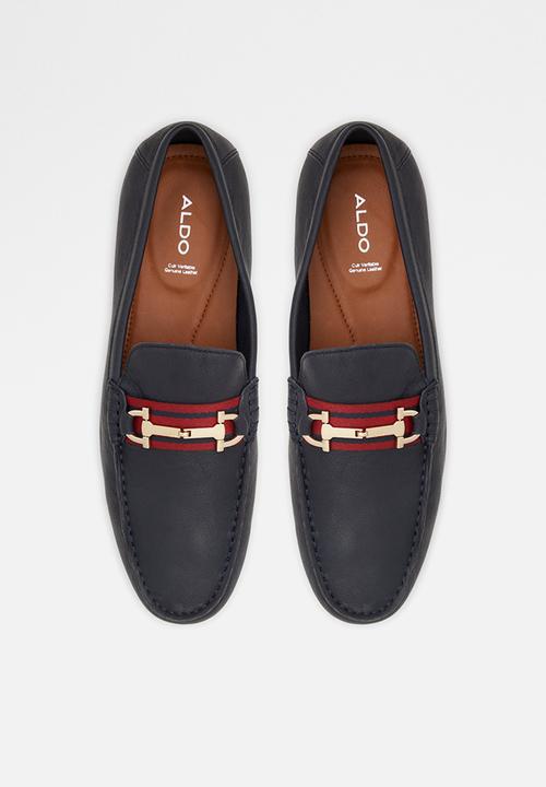 ALDO - Fangio leather loafer - navy